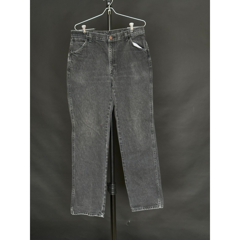 Big Ben Vintage 80s Men's‎ High Rise Black Jeans Size 34x34 - 100% Cotton